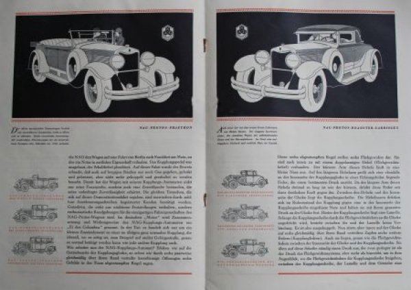 NAG Protos mit Kupplungsautomat "Der Idealwagen des Selbstfahrers" 1929 (S0055)