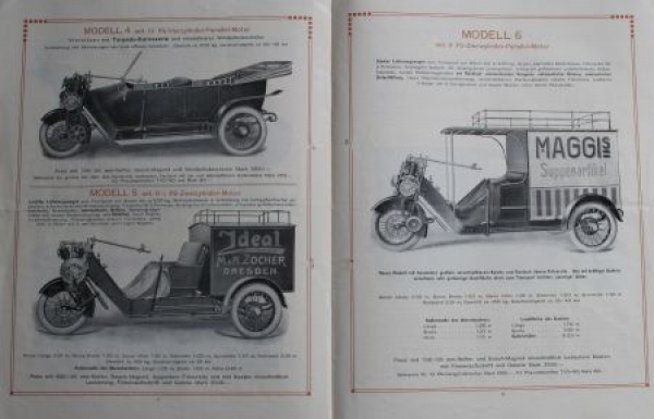 Phaenomobil Threewheelcar Modelprogram 1910 (S0082)
