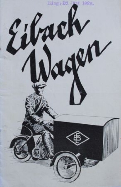 Eibach Deliverycar Modelprogram 1925 (S0109)