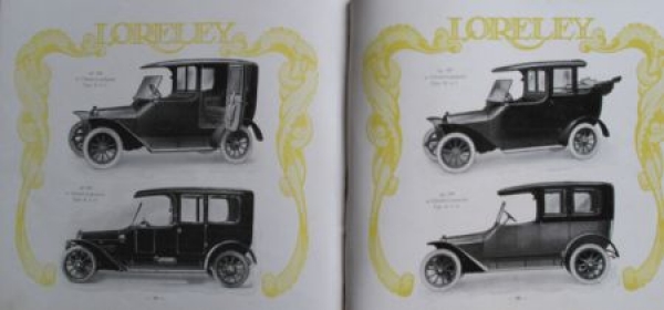 Ley Maschinenfabrik Loreley Motorcar Modelprogram 1914 (S0125)