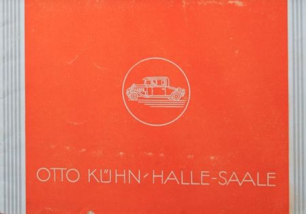 Kuehn Carosseries Halle Modelprogram 1930 (S0126)