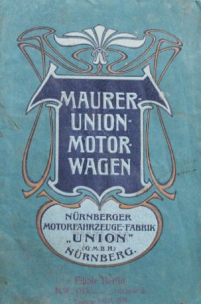 Maurer Union Motorwagen Modellprogramm 1904 (S0129)