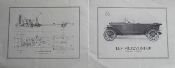 Ley Maschinenfabrik Automobiles Modelprogram 1915 (S0130)