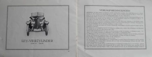 Ley Maschinenfabrik Automobiles Modelprogram 1915 (S0130)