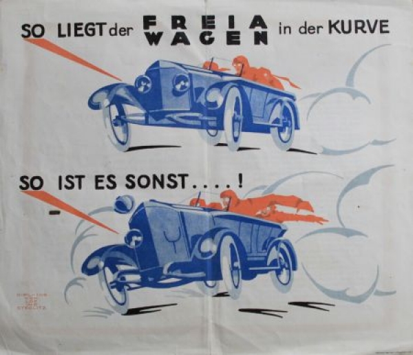 Freia Wagen "Ueberall Platz" Modelprogram 1923 (S0160)
