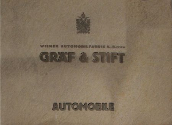 Gräf & Stift Automobile Modellprogramm 1911 (S0161)