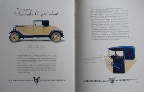 Vauxhall Coachwork Types  20-60 Modelprogram 1927 (S0162)