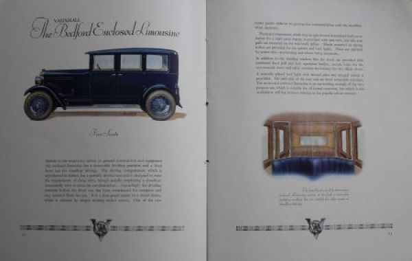 Vauxhall Coachwork Types  20-60 Modelprogram 1927 (S0162)