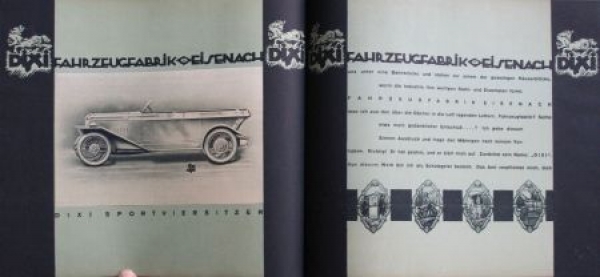 Dixi Kraftwagen Modelprogram 1923 (S0163)