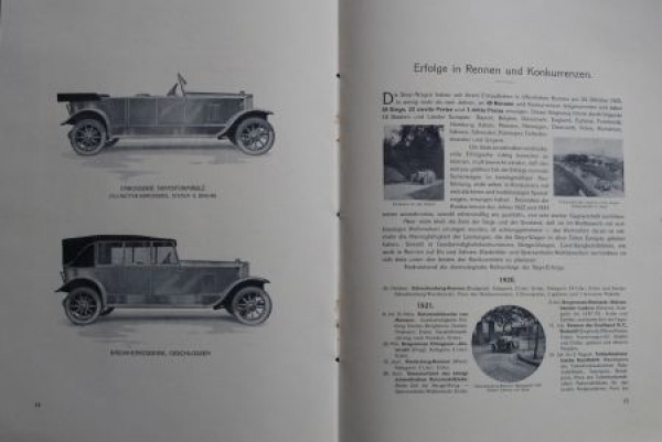 Steyr Sixcylinder 12/40 PS Modelprogram 1924 (S0164)