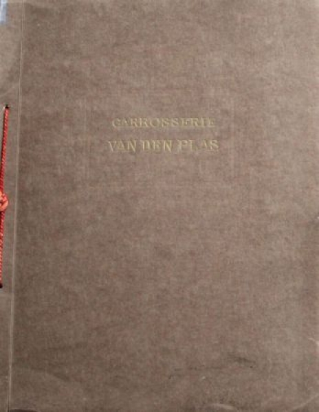 Van den Plas Carrosserie Modelprogram 1914 (S0165)