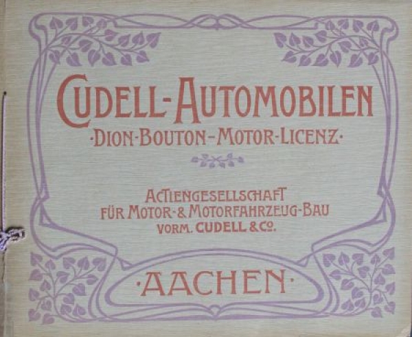 Cudell Automobiles Modelprogram 1902 (S0193)