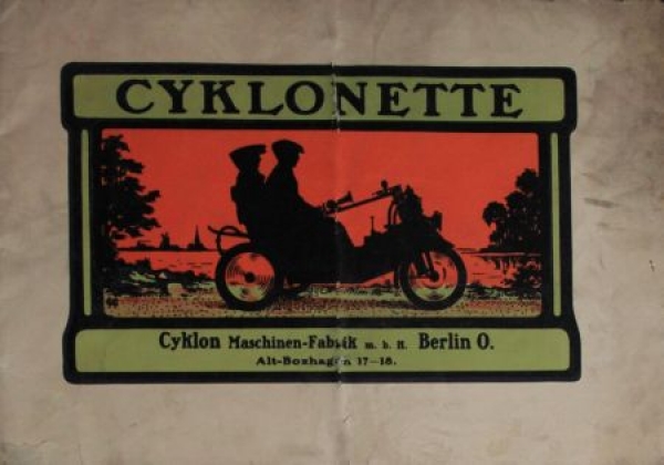 Cyklonette Modelprogram 1912 (S195)