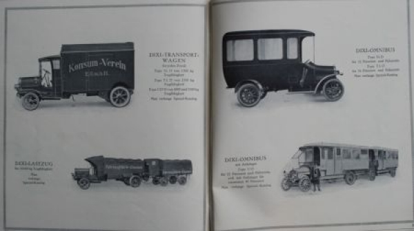 Dixi Automobiles Modelprogram 1913 (S0197)