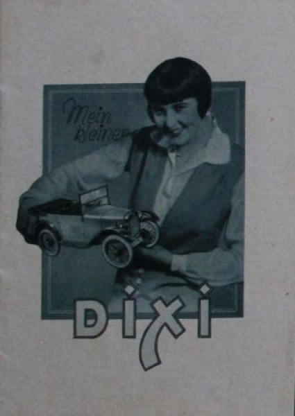 Dixi Smallcar 3/15 PS Modelprogram 1928 (S0202)