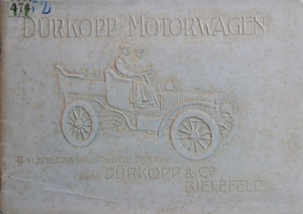 Duerkopp Motorcar Modelprogram 1902 (S0206)