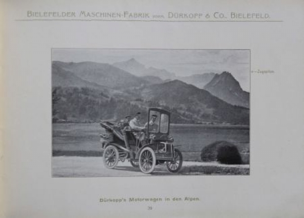 Duerkopp Motorcar Modelprogram 1902 (S0206)