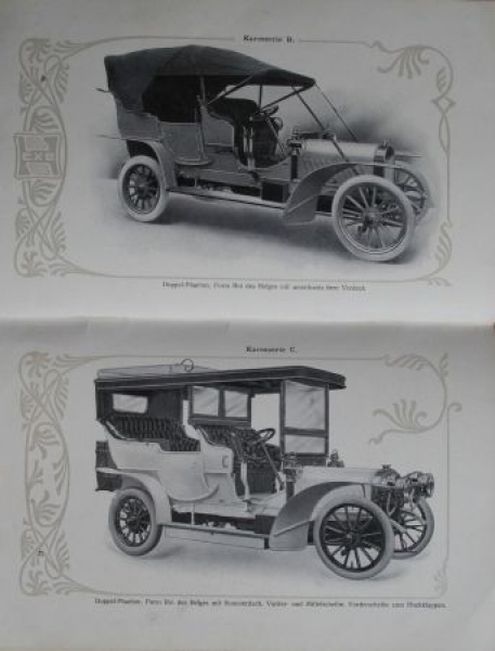 Hexe Motorcar Modelprogram 1907 (S0209)