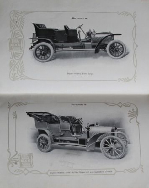 Hexe Motorcar Modelprogram 1907 (S0209)