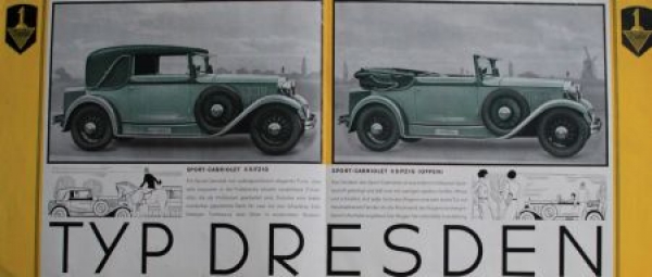 Audi Sixcylinder Type Dresden Modelprogram 1931 (S0267)