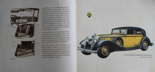 Horch 12 Cylinder Modelprogram 1933 (S0351)