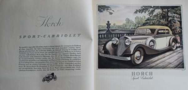 Horch 830 B Modelprogram 1933 (S0355)