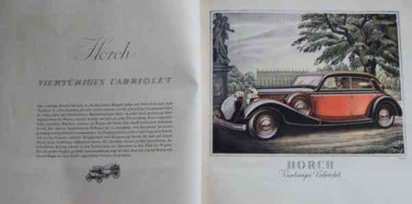 Horch 830 B Modelprogram 1933 (S0355)