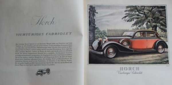 Horch 830 B Modellprogramm 1933 (S0355)