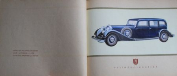 Horch 850 Eightcylinder 100 PS Modelprogram 1935 (S0356)