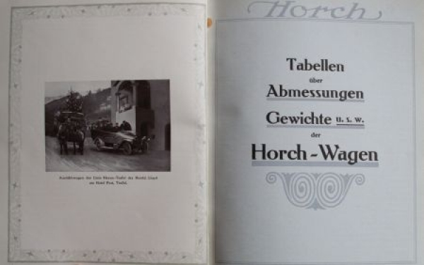 Horch Automobiles Modelprogram 1915 (S0357)
