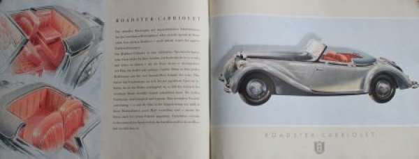 Horch 92 PS 3,8 Liter Eightcylinder Modellprogram 1938 (S0358)