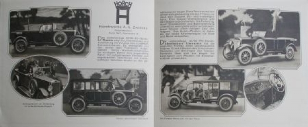 Horch 10/50 PS Phaeton Modelprogram 1922 (S0361)