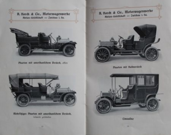 Horch Motorcar Modelprogram 1906 (S0362)