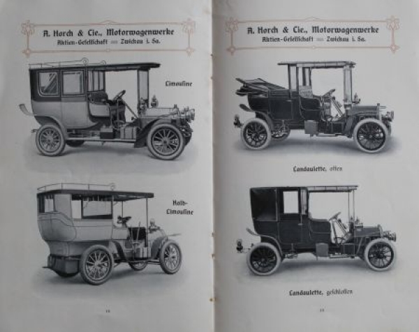 Horch Motorcar Modelprogram 1906 (S0362)