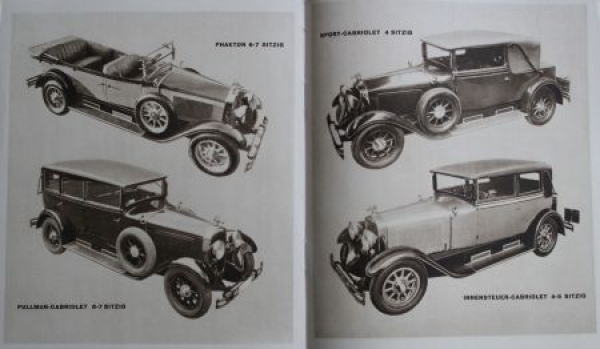 Horch 8 Eightcylinder Modelprogram 1928 (S0363)