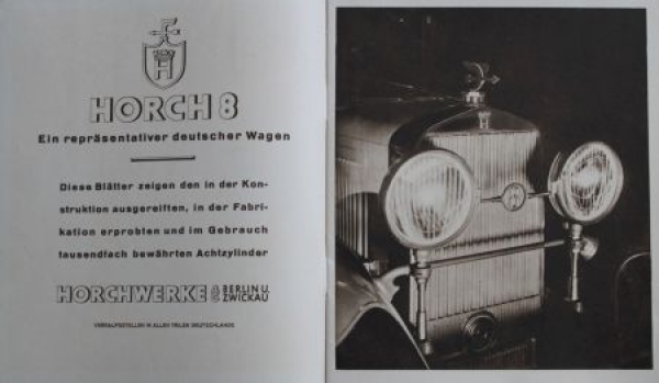 Horch 8 Achtzylinder Modellprogramm 1928 (S0363)