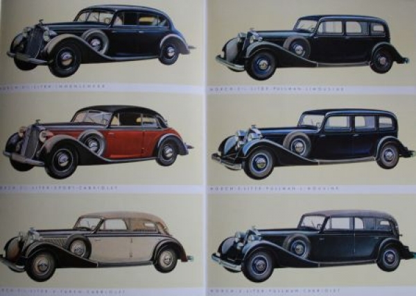 Horch Modelprogram 1938 (S0364)