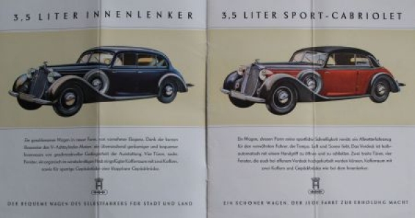 Horch Modelprogram 1937 (S0365)