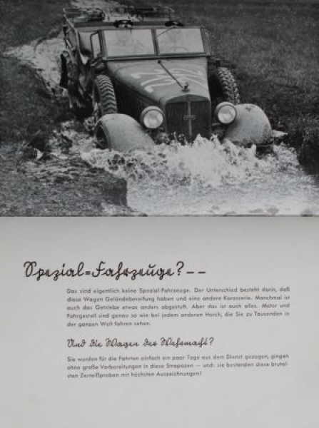 Horch Allterrain-Cars Modelprogram 1936 (S366)