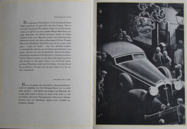 Horch "Aus dem Tagebuch der Manuela II" Modellprogramm 1938 (S0367)