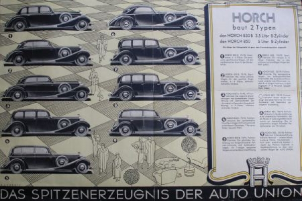 Horch Eightcylinder Modelprogram 1935 (S0368)