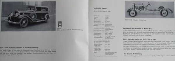 Horch 8 Achtzylinder Modellprogramm 1931 (S0372)