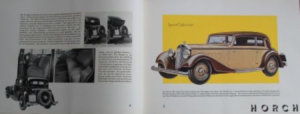 Horch 830 Eightcylinder 3 Liter Modelprogram 1933 (S0373)