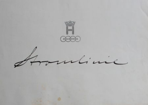 Horch 930 Streamline Modelprogram 1938 (S0374)