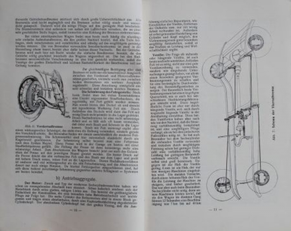Brennabor Sechszylinder 10/45 PS Type AL Betriebsanleitung 1927 (S0444)
