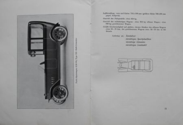 Puch Alpenwagen 6/20 PS Type XII Modelprogram 1919 (S0601)