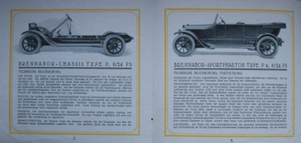 Brennabor 8/24 PS Type P Modelprogram 1924 (S0606)