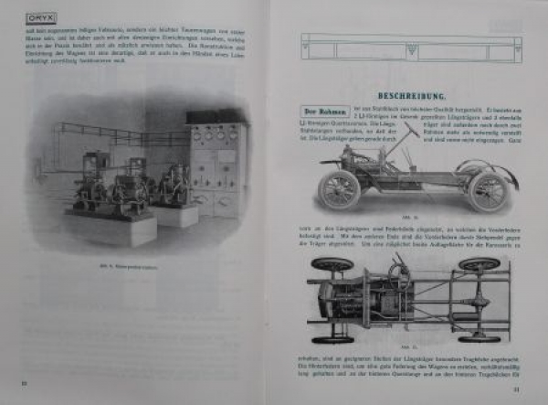 Oryx Motorcar 6/14 PS Modelprogram 1909 (S0616)