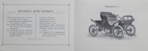 Polymobil Motorcar Modelprogram 1904 (S0617)