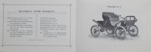 Polymobil Motorwagen Modellprogramm 1904 (S0617)